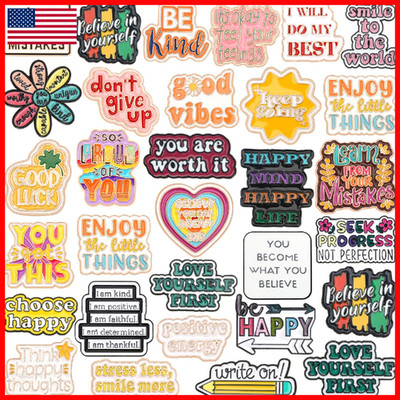 Sannix 60 Pack Motivational Enamel Pins For Backpack Hats Inspirational Lapel