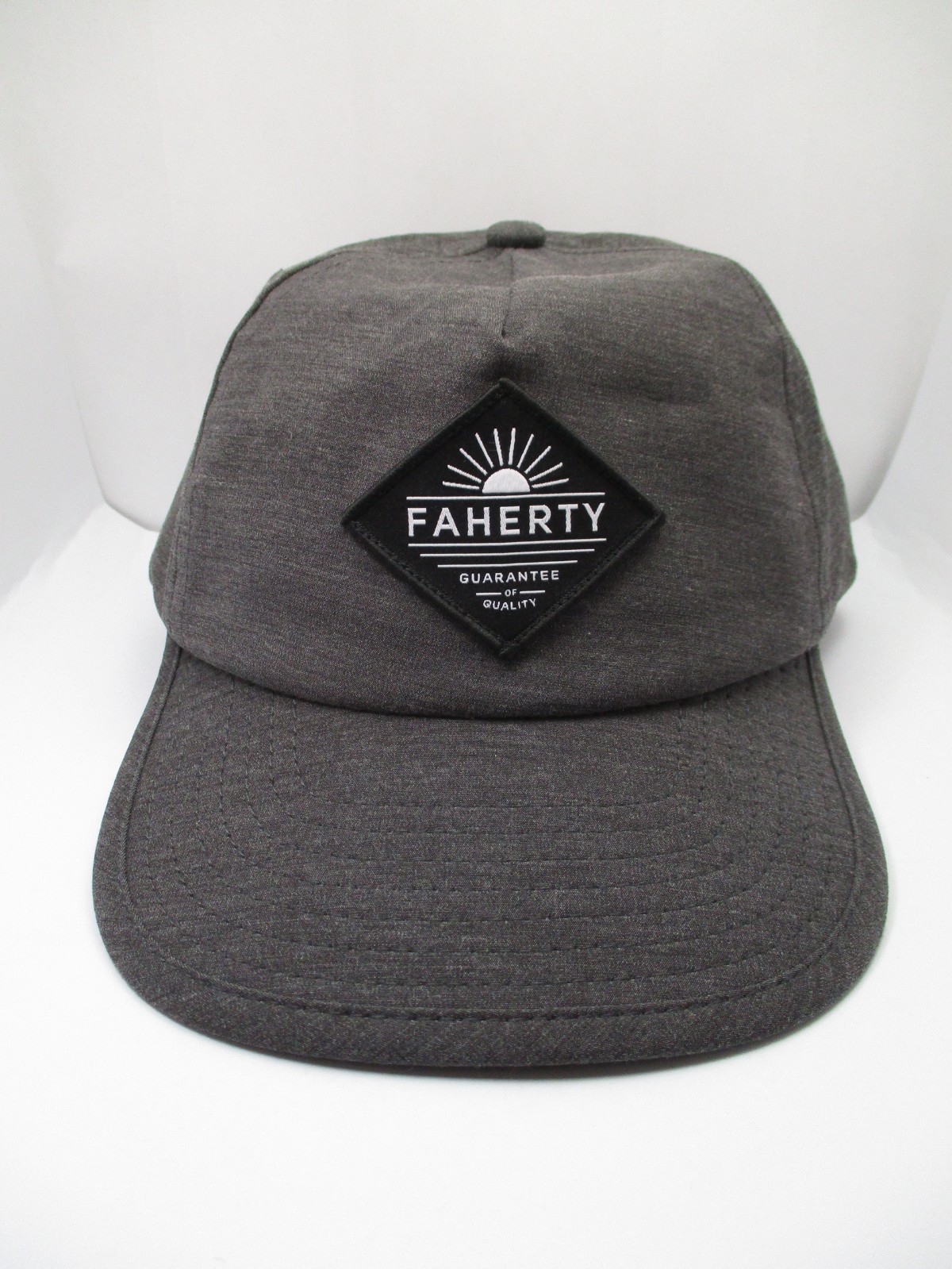 FAHERTY Dark Charcoal Gray Patch LOGO Cap / Hat S… - image 2