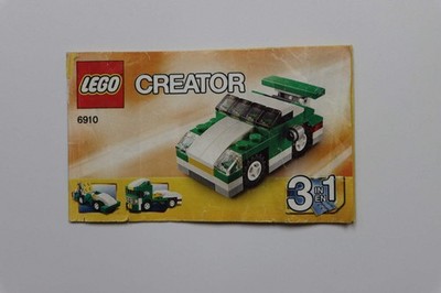 LEGO  6910 Creator 3 In 1 Mini Sports Car Instruction Manual Only!