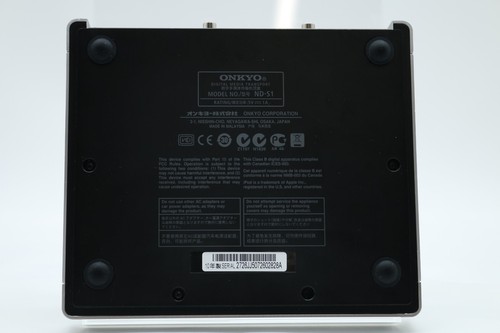 ONKYO ND-S1(S) Digital Media Transport iPod / iPhone Silver Tested Working - Picture 15 of 18