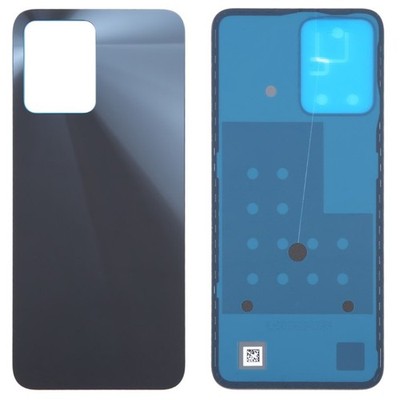 Compatible Back Battery Cover for Realme C35 Replacement Glowing Black Black