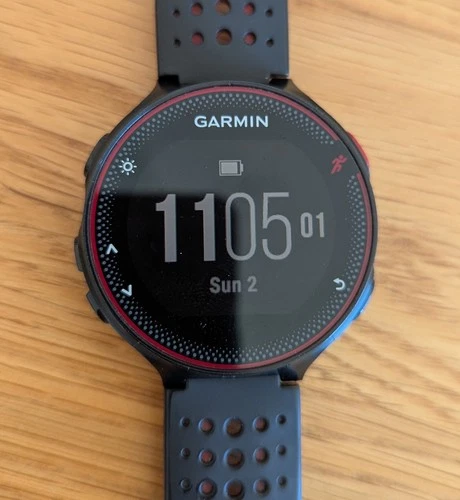 Garmin Forerunner 235 Black/Red GPS Running Watch Great Condition