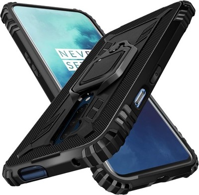 For Oneplus 7 Pro Case Resilient Shock Absorption Carbon Fiber Design Cover TPU