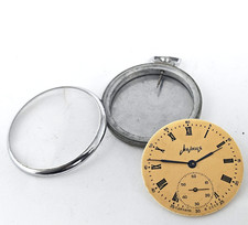 Vintage CASE Pocket Watch USSR MOLNIJA SOVIET Watch Parts