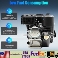 212cc 7.5HP 4-Stroke Gasoline Engine Steel St...
