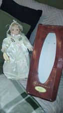 Symphony Hand Painted Porcelain Baby Girl Doll Approx 14.5" Marie