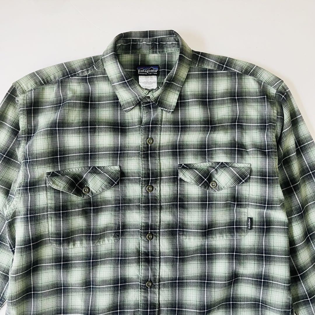 Patagonia 2000S Ombre Check Flannel Shirt Made In Romania | eBay