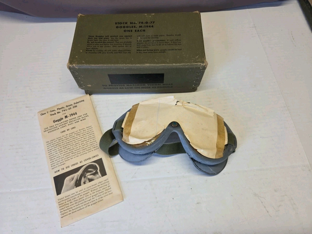 Army Goggles In Original Ww Ii Us Field Gear & Equipment for sale