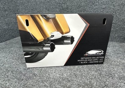 HARLEY-DAVIDSON Screamin Eagle Defiance 4.5'' End Caps Black 65100097