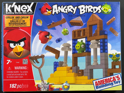 K'NEX Angry Birds - Grillin' And Chillin' - 182 PCS - Building Set