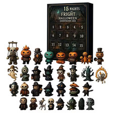 2026 Halloween Advent Calendar 31 Nights of Fright Spooky Figurines Horror Dolls