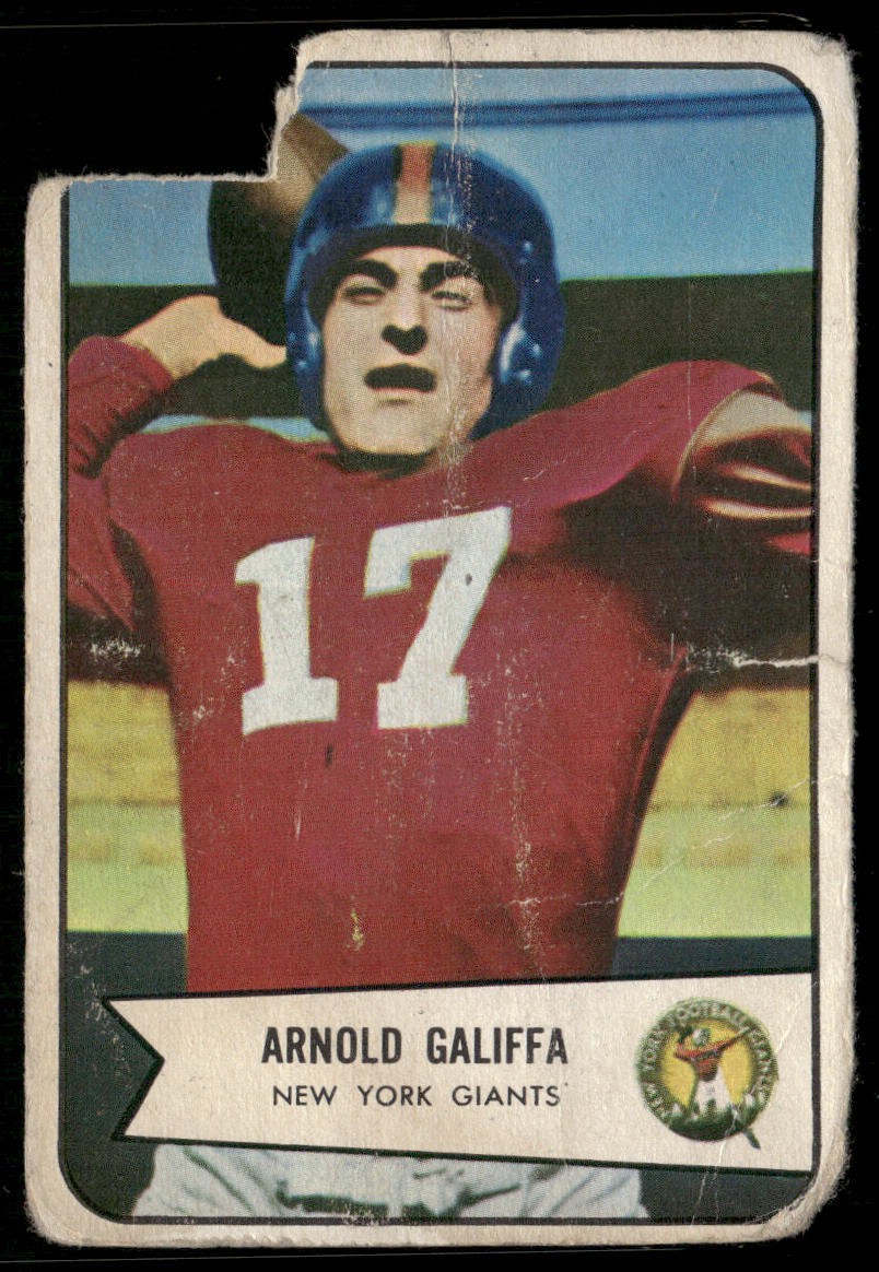 Arnold Galiffa #122 Football Cards 1954 Bowman trading card — raw and PSA graded price guide