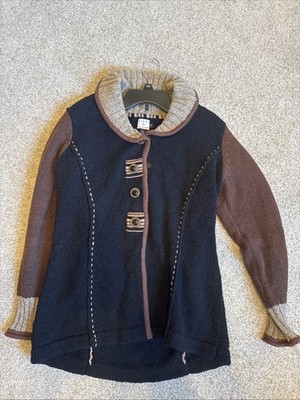 Clare by Icelandic Design Cardigan Womens Medium Nordic Wool Sweater Jacket VTG