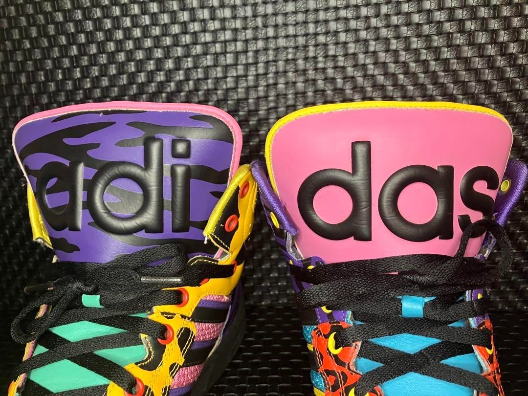 2012 Adidas Originals by Jeremy Scott Instinct Hi Black Light Aqua