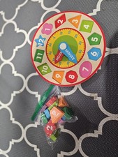 Melissa  Doug Shape Sorting Clock, Multicolored