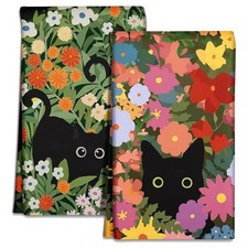 Torchons en Microfibre 2 Torchons de Cuisine 45 x 66 cm Serviettes Vert