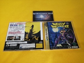 WILLY WOMBAT  SEGA SATURN SS SPINE CARD + REG CARD.