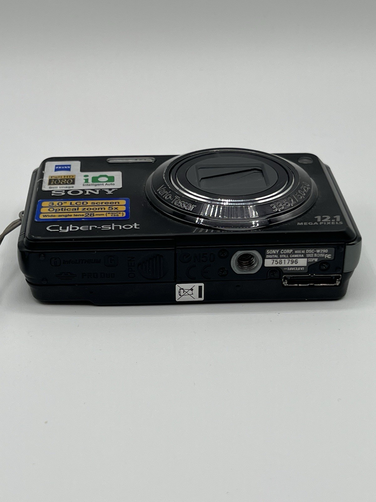 Sony Cyber-Shot DSC-W290 12.1MP Digital Camera Black image 8