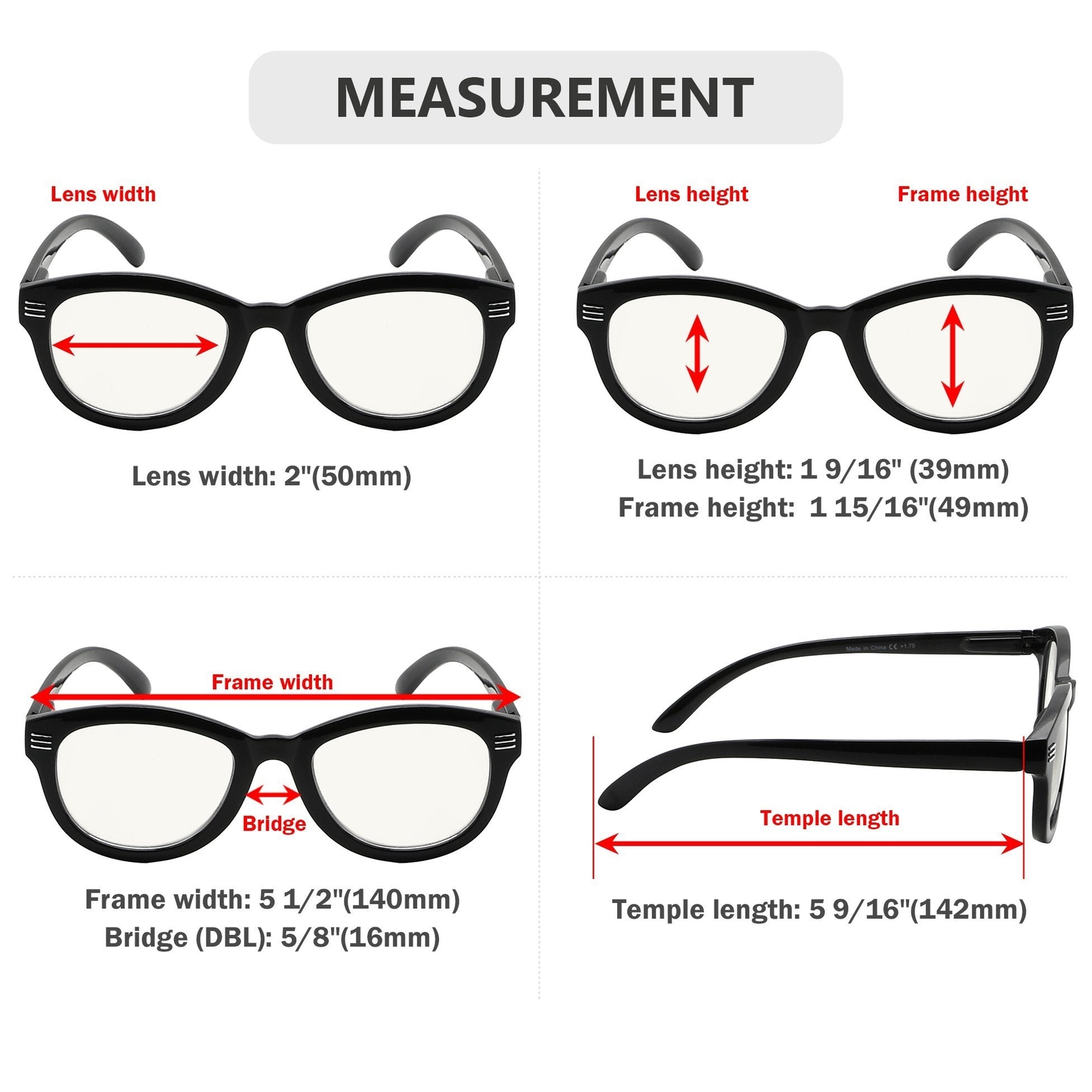 4 Pack Progressive Multifocus Reading Glasses - image 4
