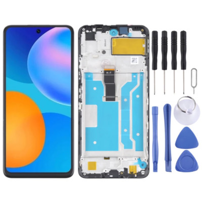 OEM LCD Screen Replacement Display Touch Digitizer Frame For Huawei Y7a PPA-LX3