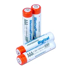 Refuelergy AAA NiMH NiMh Rechargeable Battery 1200mAh Batteries (4 pack)