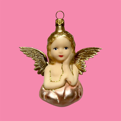 Christbaumschmuck,Baumschmuck,Glas,Engel,Weihnachtsengel mit Flügeln