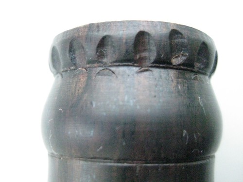 BOTELLA TALLADA EN ÉBANO COCA COLA DE MADERA DE COLECCIÓN MEDIADOS DE SIGLO - Imagen 8 de 11