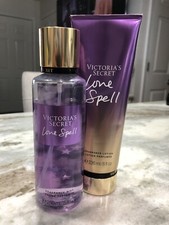 Victoria's Secret Love Spell Duo Spray Mist and Lotion Full Size Set