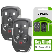 2 For 2014 2015 2016 2017 Chevy Tahoe Suburban Remote Key Fob Shell Case Cover