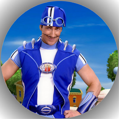 Tortenaufleger Geburtstag Party Tortenbild Fondant - Oblate Lazy Town P3