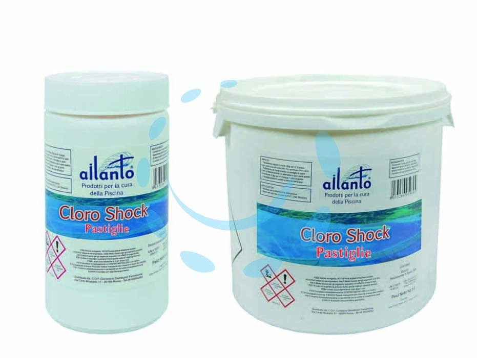 Dicloro Isocianurato Pastiglie 20g | Cloro Rapido per Piscina 1kg/5kg