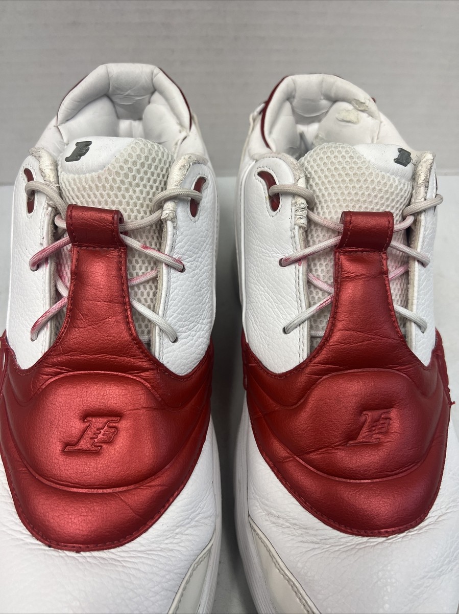 Reebok Answer 5 OG White Flash Red 2002 Size 11.5 Used 4-67159 | eBay