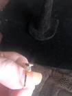 Diamond Accent Buckle Ring In Vermeil RG Over Sterling Silver  — photo 3