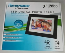 Pandigital Panimage 7" LED Digital Photo Frame PI7002AWB W/ Remote New