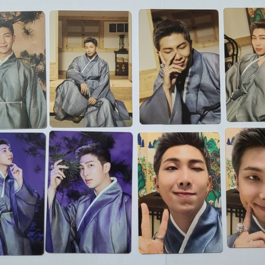 BTS DALMAJUNG Official Mini Photo Card RM Namjoon Complete set 8ea