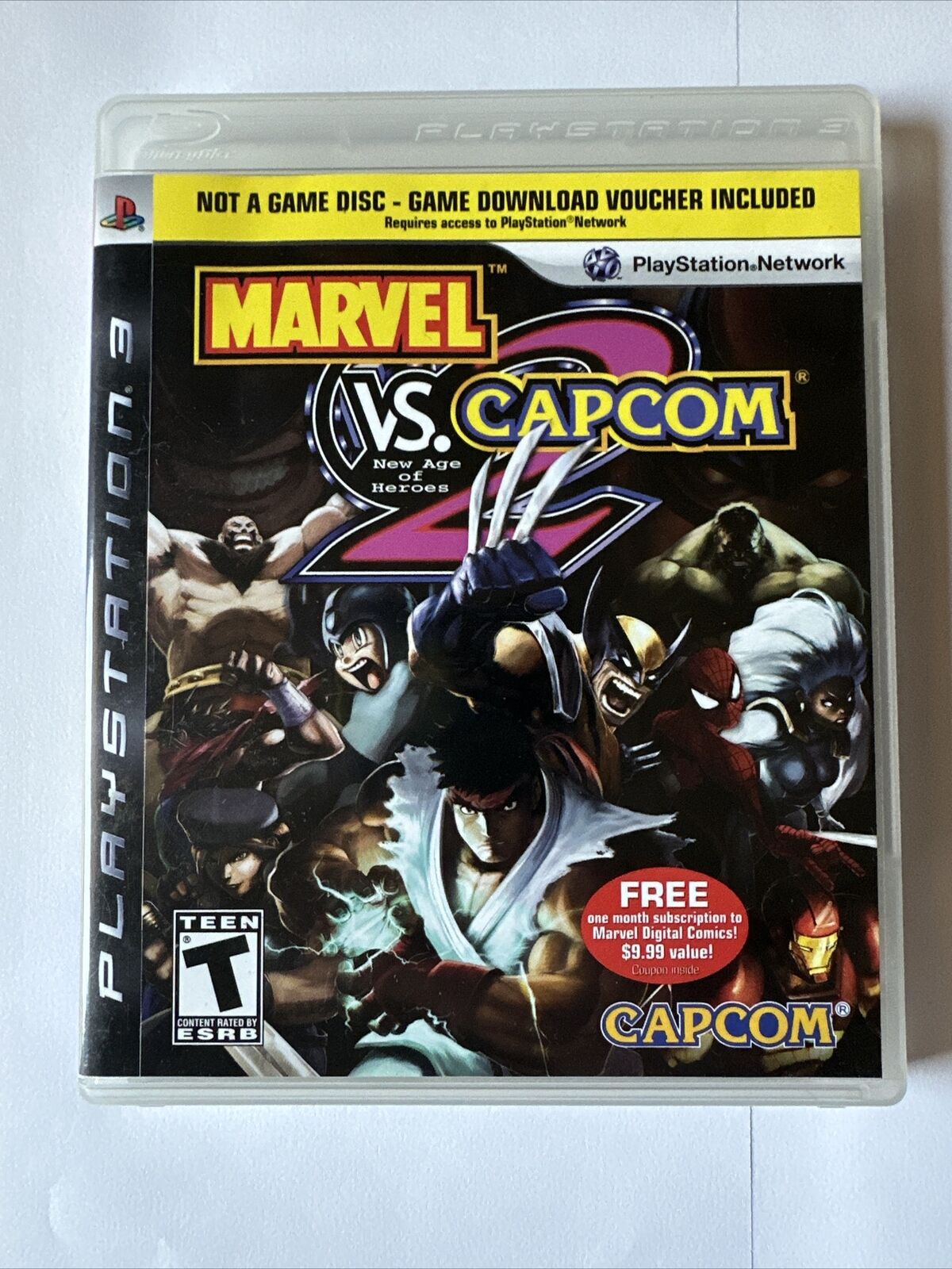 Jogo Ps3 Marvel Vs Capcom 3 Fate Of Two Worlds Físico