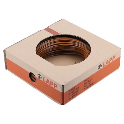 100 Feet Lap Cable 4520031 PVC Single Wire H07V-K 1.5mm2 Brown Line Strand