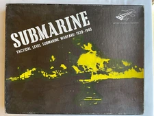 SUBMARINE Tactical Level Submarine Warfare 1939-1945 Battleline 1976 VG UNP