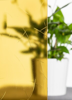 Grablaterne Grablichtglas Wunschmaß Ersatzglas Friedhoflampe gelb getönt NEU