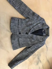 A B Studio Size 6 Black & White Jacket