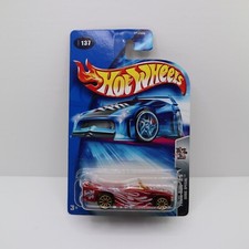 2004 Hot Wheels #137 Final Run Series 5/5 SONIC SPECIAL Red w/Gold 10 Sp Wheels