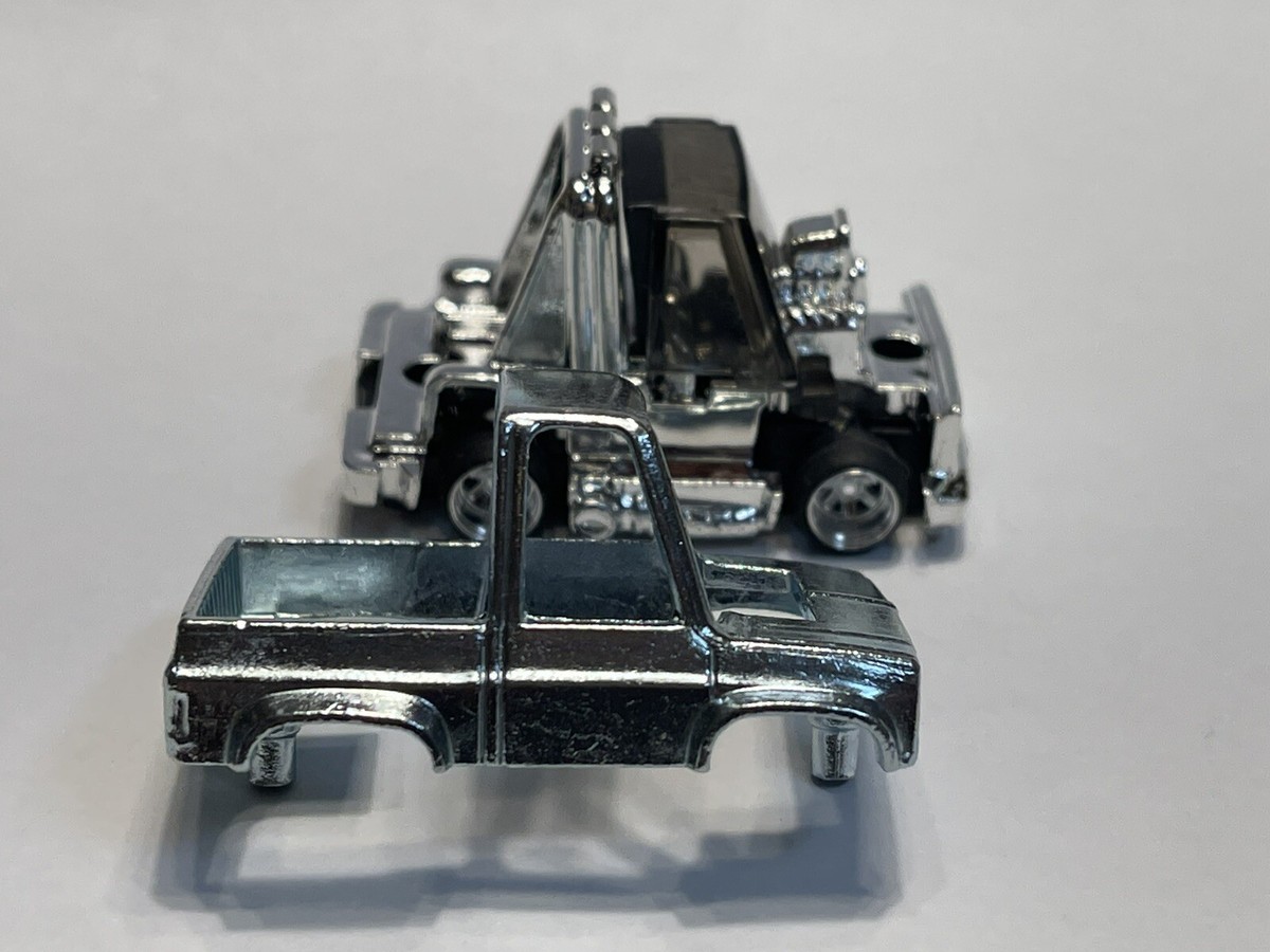 Hot Wheels New 2025 Tooned Silverado Zamac Unspun W/RRs | eBay