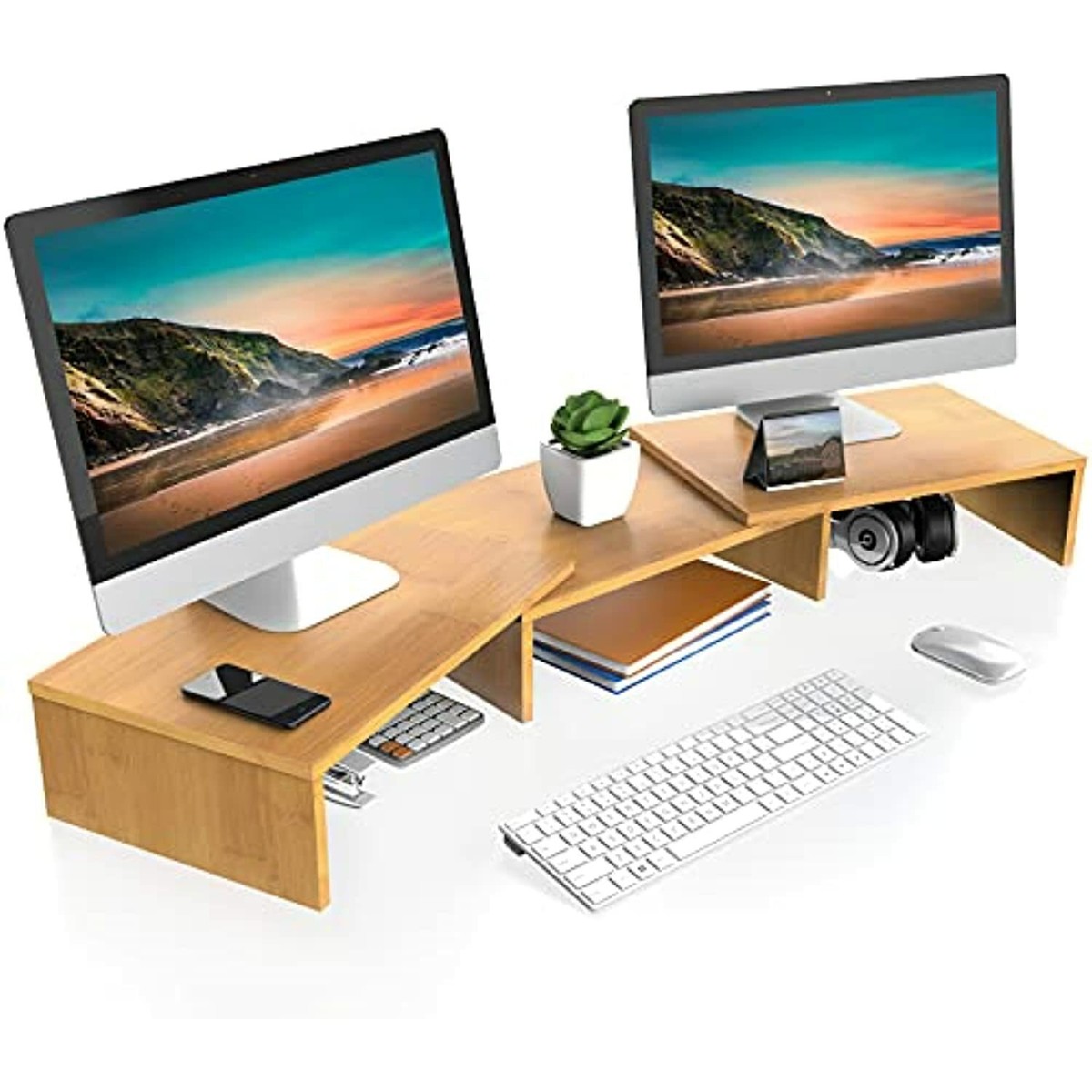 Monitor Computer Gader Monitor And Keyboard Riser