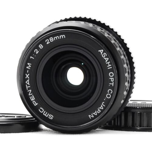 【COMO NUEVO/modelo tardío】SMC PENTAX-M 28 mm f2,8 lente gran angular MF montaje K de JAPÓN - Imagen 1 de 17