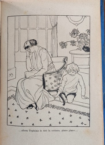 Amelia Rosselli, Topinino, Bemporad 1922, illustr. Marina Battigelli - legatura - Foto 4 di 6