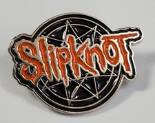Slipknot pin lapel brooch - heavy metal rock music - FREE SHIPPING !!!!