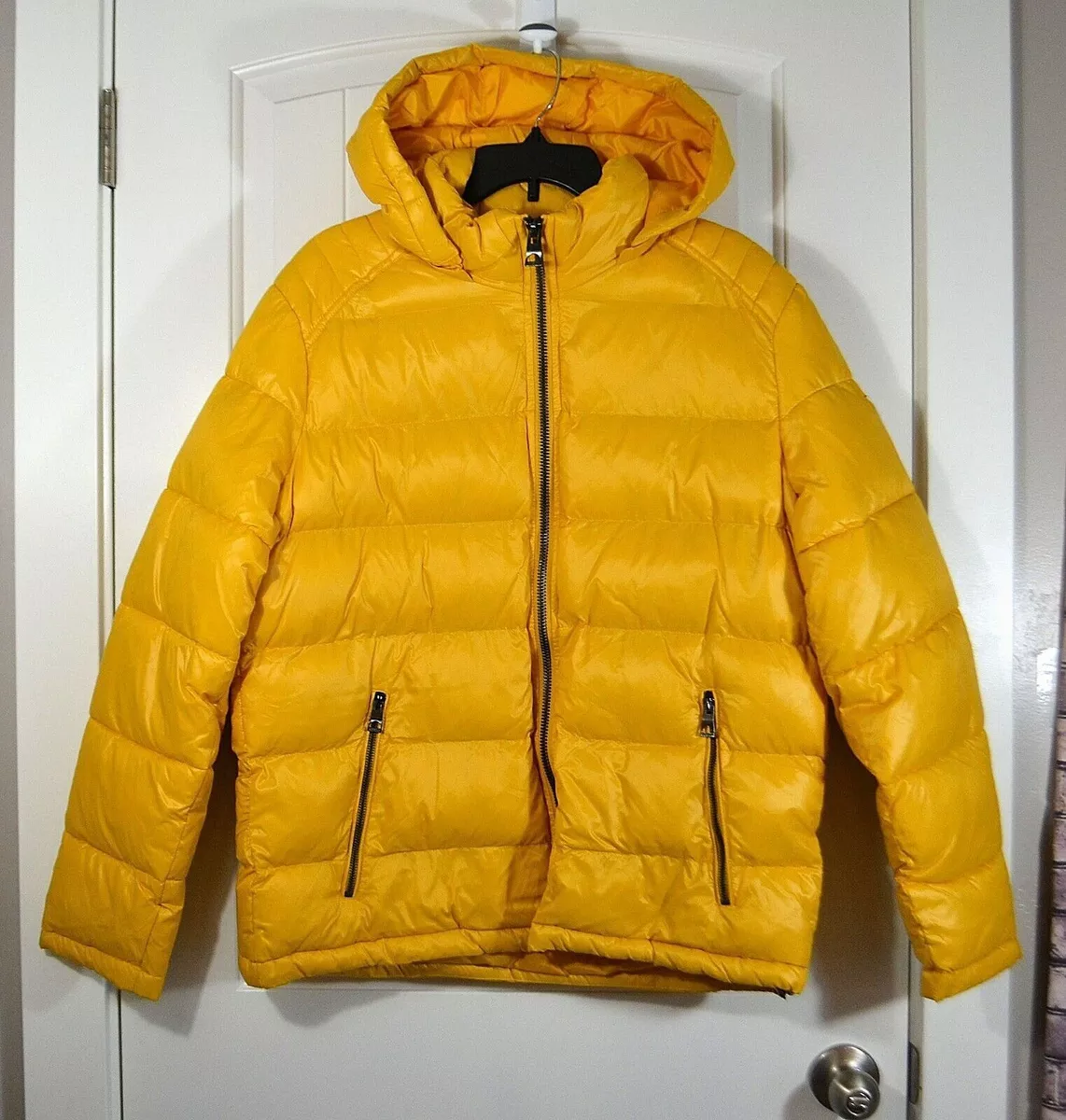 Yellow hotsell padded coat
