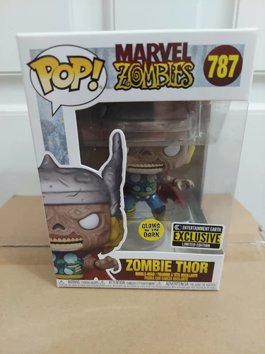 Funko Pop Vinilo Marvel Zombies Thor 787 EE Exclusivo Edición Limitada GITD