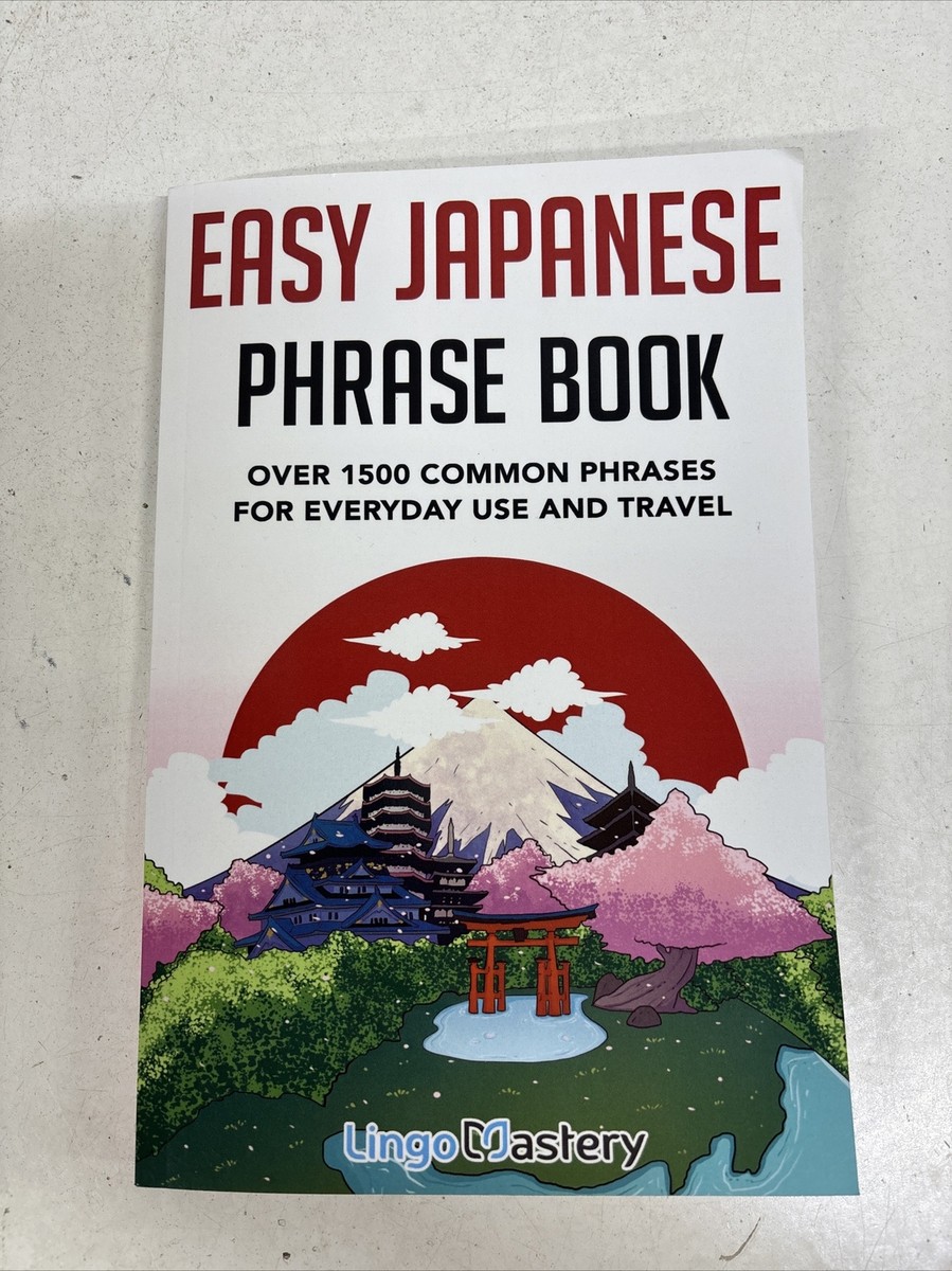 Easy Japanese Phrase Book Over1500 Common Phrases For Everyday Use