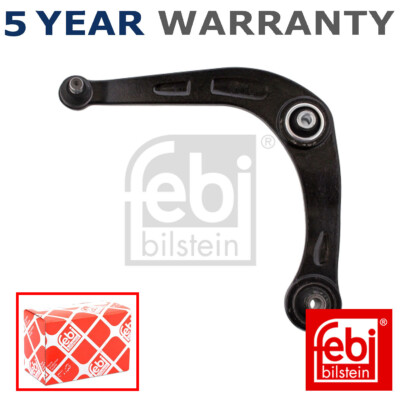 Febi Front Left Lower Track Control Arm Fits Peugeot 206 1998- 206 Van 2002-2007